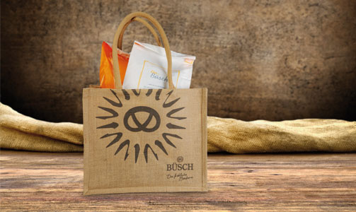 Jute statt Plastik - Büsch-Shopper