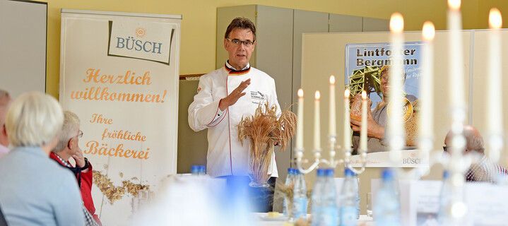 Brotsommelier und Bäckermeister Norbert Büsch Sommelierabend